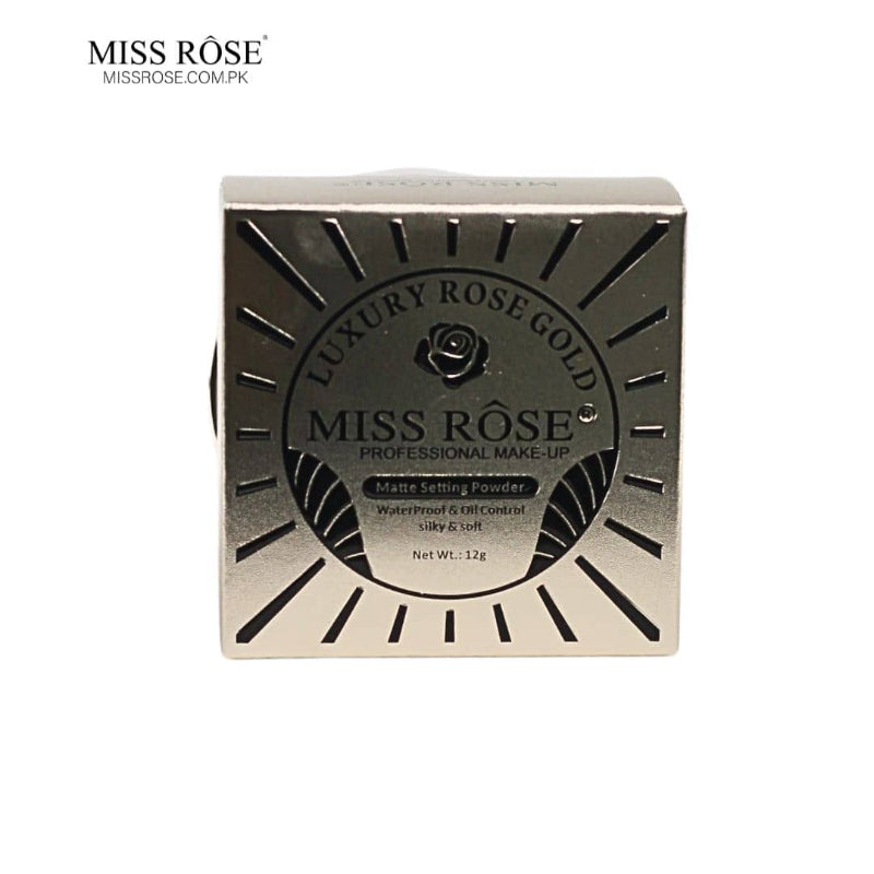 Miss Rose Luxury Rose Gold Matte Setting Powder - Miss Rose Com Pk