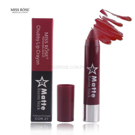 Miss Rose Matte Lip Batom Crayon - Miss Rose Com Pk