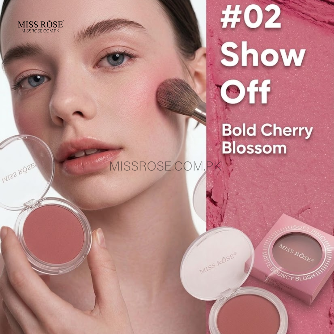 Miss Rose Matte Bouncy blush - Miss Rose Com Pk