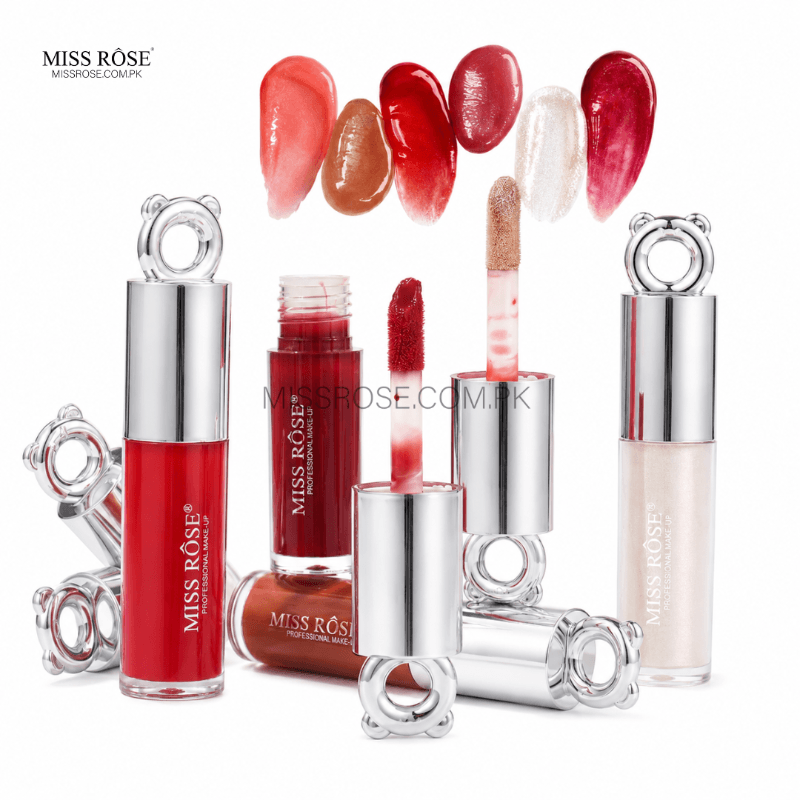 Miss Rose High-Shine Liquid Lip Gloss - Miss Rose Com Pk