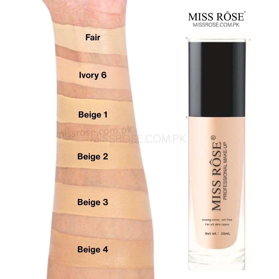 Miss Rose Oil Free Liquid Foundation 