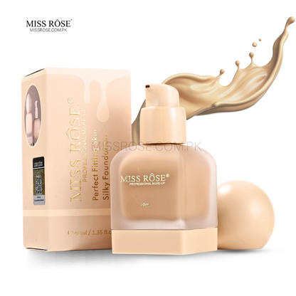 Miss Rose Perfect Fitting Skin Silky Foundation - Miss Rose Com Pk 
