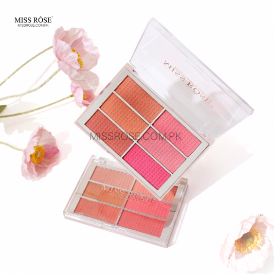 Miss Rose Rubik's Cube Matte Blusher – 6 Colors - Miss Rose Com Pk
