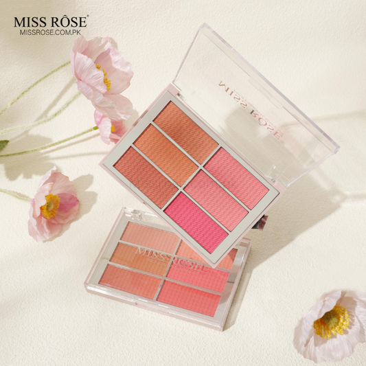 Miss Rose Rubik's Cube Matte Blusher – 6 Colors - Miss Rose Com Pk