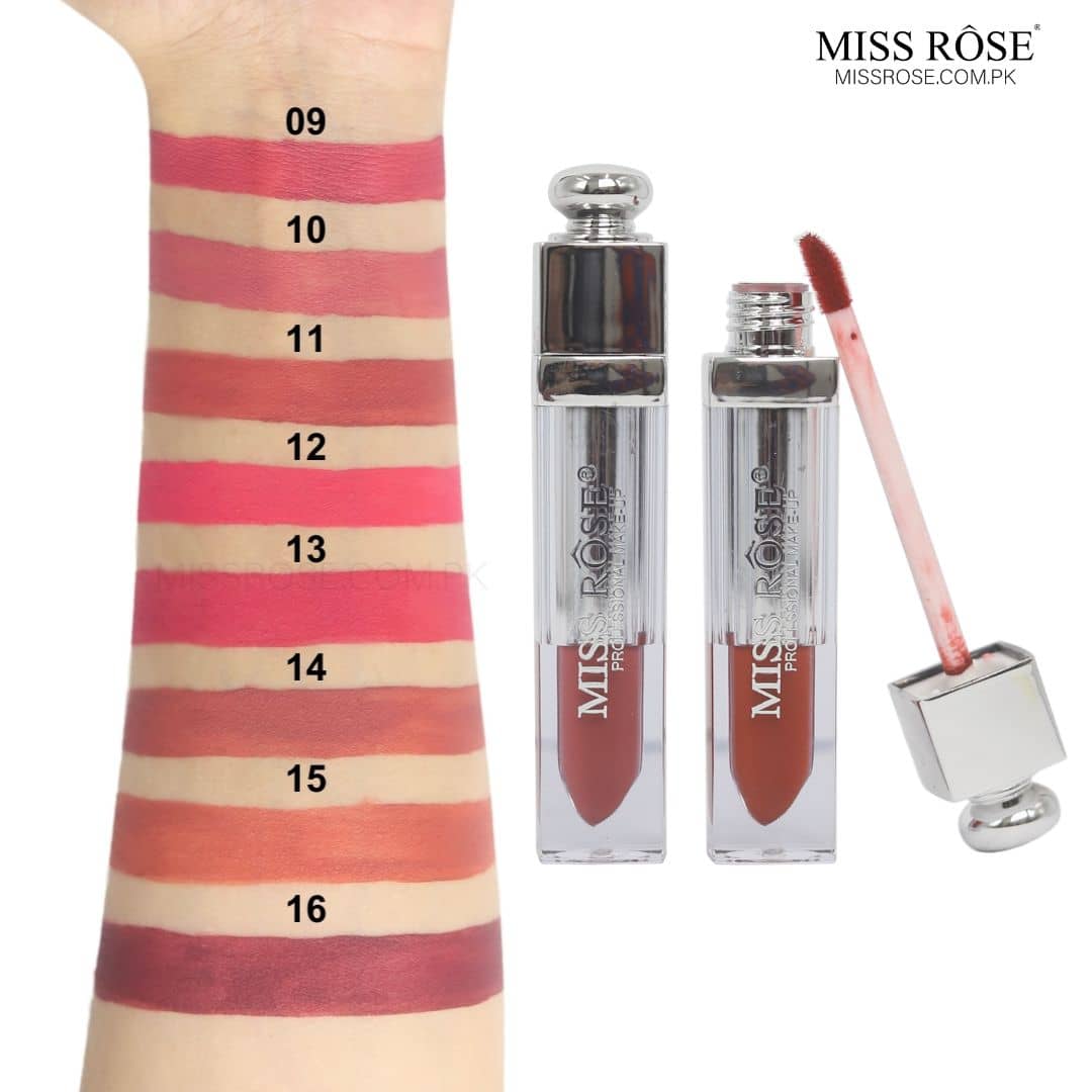 Miss Rose Silver Angelic Matte Lip gloss - Miss Rose Com Pk