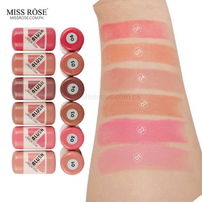 Miss Rose Soft Touch Cream Blush - Miss Rose Com Pk 
