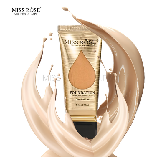 Miss Rose Transparent+ Moisturizing Long Lasting Foundation - Miss Rose Com Pk 