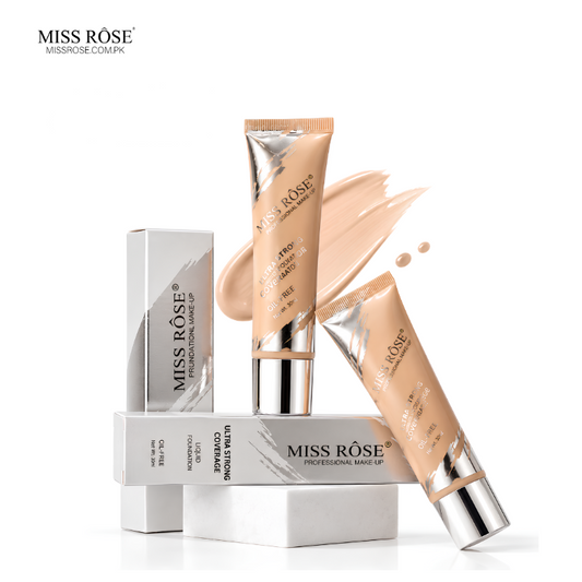 Miss Rose Ultra Strong Coverage Liquid Foundation - Miss Rose Com Pk