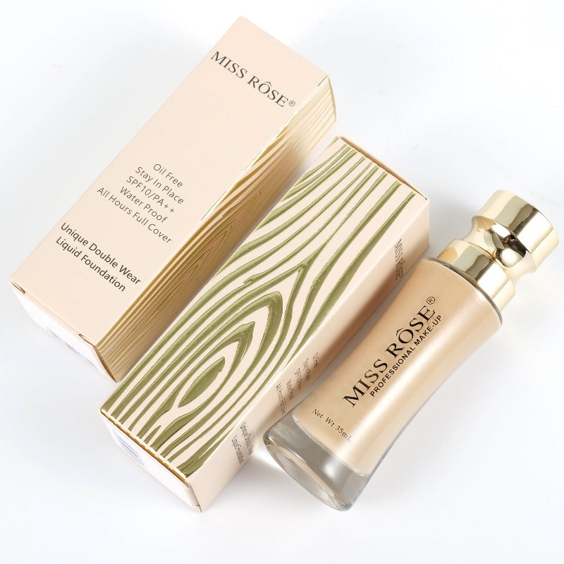 Miss Rose Unique Double Wear Liquid Foundation - Miss Rose Com Pk