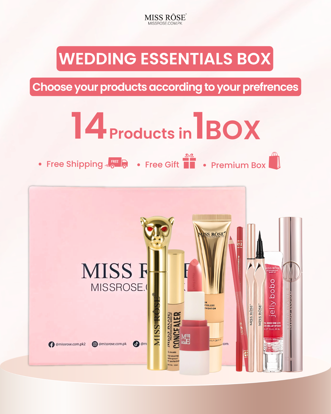 Miss Rose Wedding Essentials Make Your Own Box