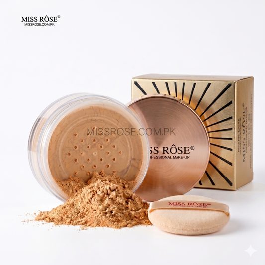 Miss Rose Luxury Rose Gold Matte Setting Powder - Miss Rose Com Pk