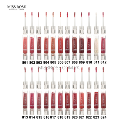 Pink Miss Rose Jellyboo Lip Gloss box with non-sticky lip gloss formula | Miss Rose Com Pk