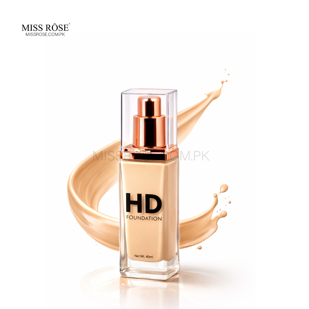 Miss Rose HD Foundation | Miss Rose Com Pk | Official Store In Pakistan | 100% Authentic Makeup Products