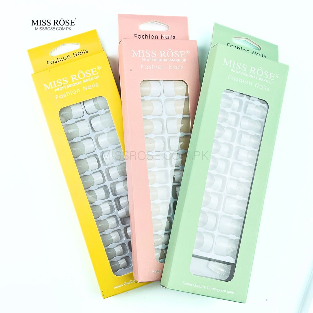 Miss Rose Manicure Stick On Nails
