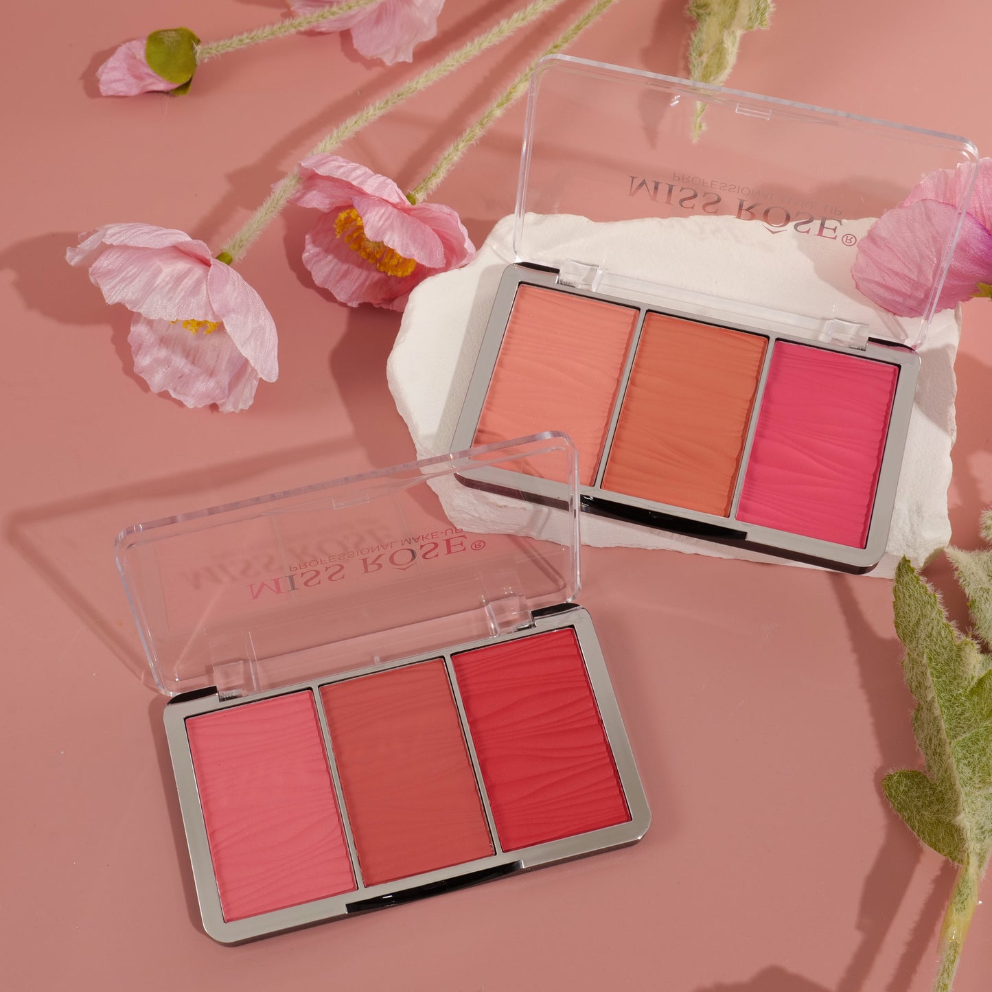 Missrose Triple Glow Blush Palette