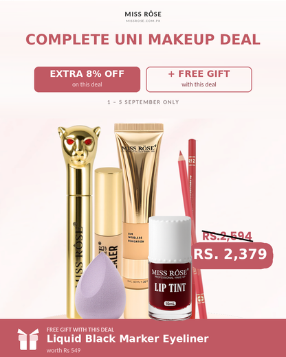 Back to Uni Complete Makeup Deal + Free Gift