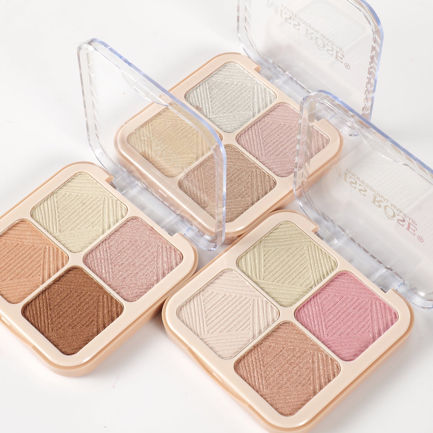 Missrose Luminous Glow 4-Color Highlighter Palette