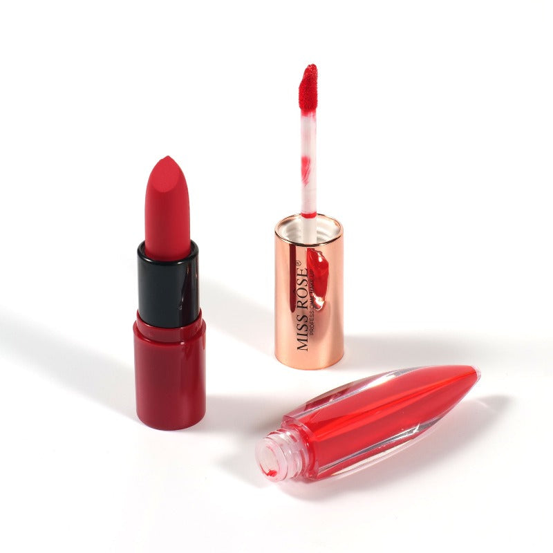 Missrose Dual-Ended Matte Lipstick & Lip Gloss