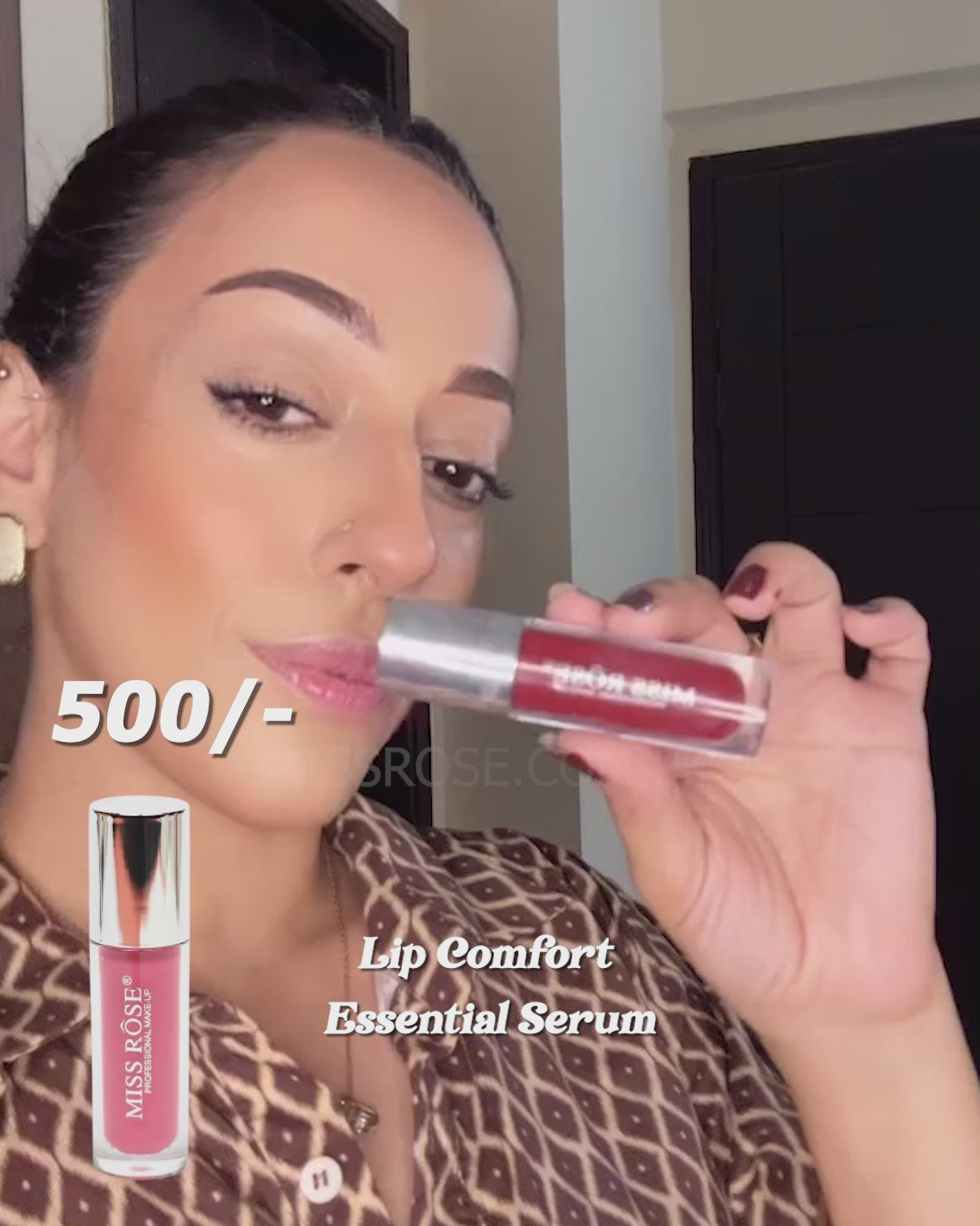 Miss Rose Moisturizing Lip Comfort Essential Serum - Miss Rose Com Pk
