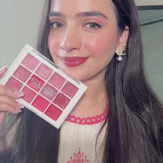 Miss Rose 12 Color Lipstick Palette influncer review