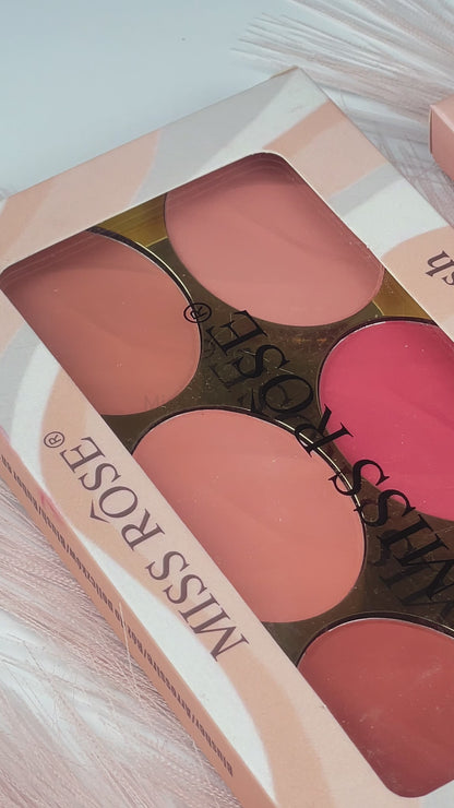 Miss Rose 6 color blush (new) - Miss Rose Com Pk
