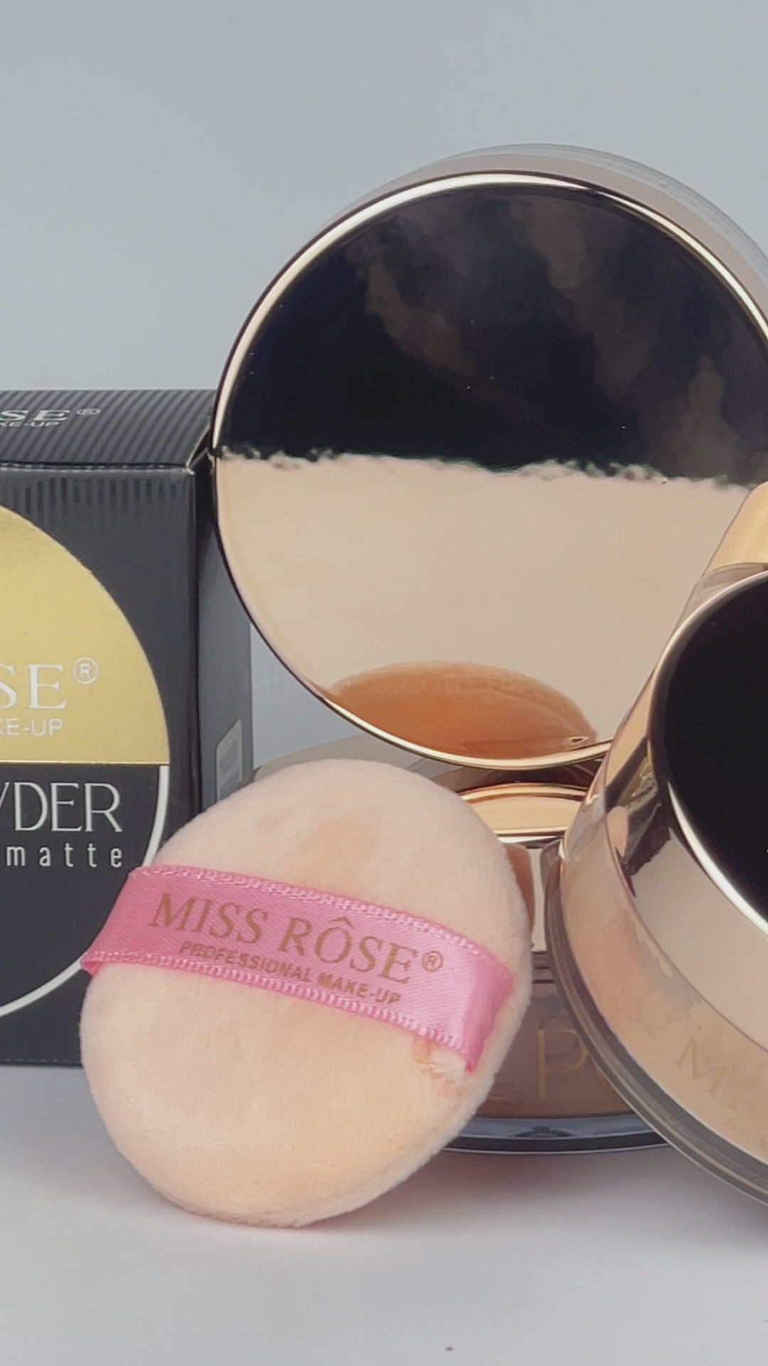 Miss Rose Loose Powder – Silky & Soft Matte Finish - Miss Rose Com Pk