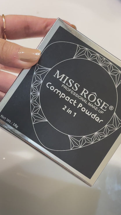 Miss Rose Bright Black Triangle Double Layer Powder