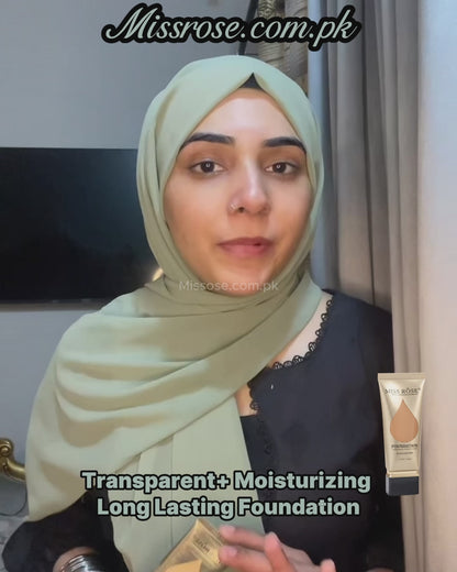 Miss Rose Transparent+ Moisturizing Long Lasting Foundation