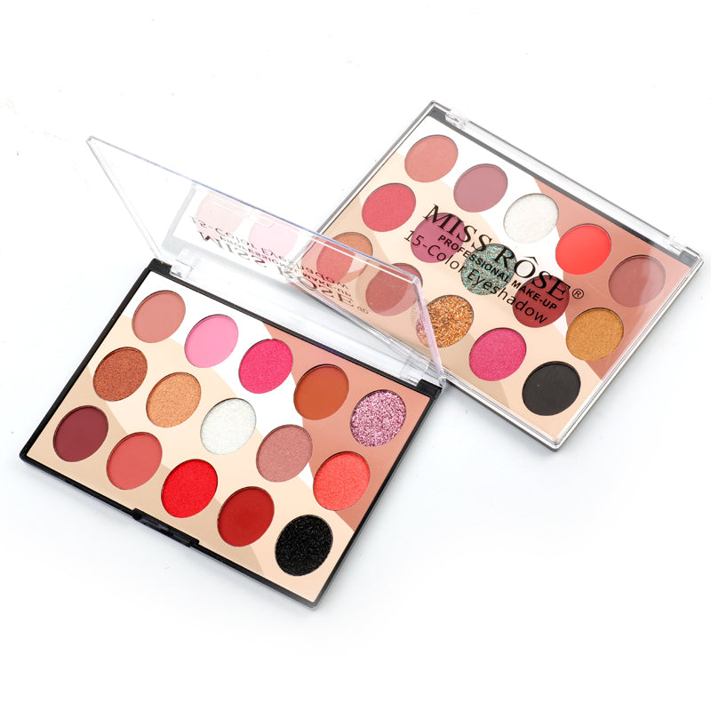 Miss Rose 15 Colours Eyeshadows Kit