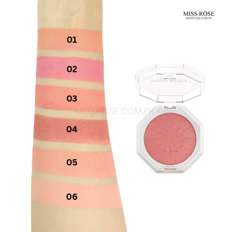 shade card Miss Rose Baked Blush