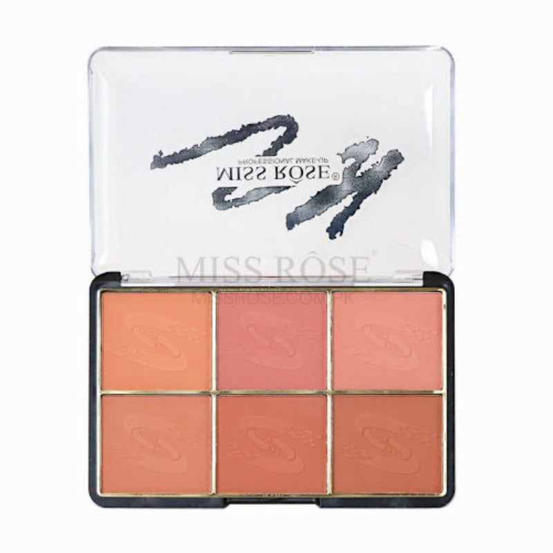 Miss rose 6 color blush kit (NEW)