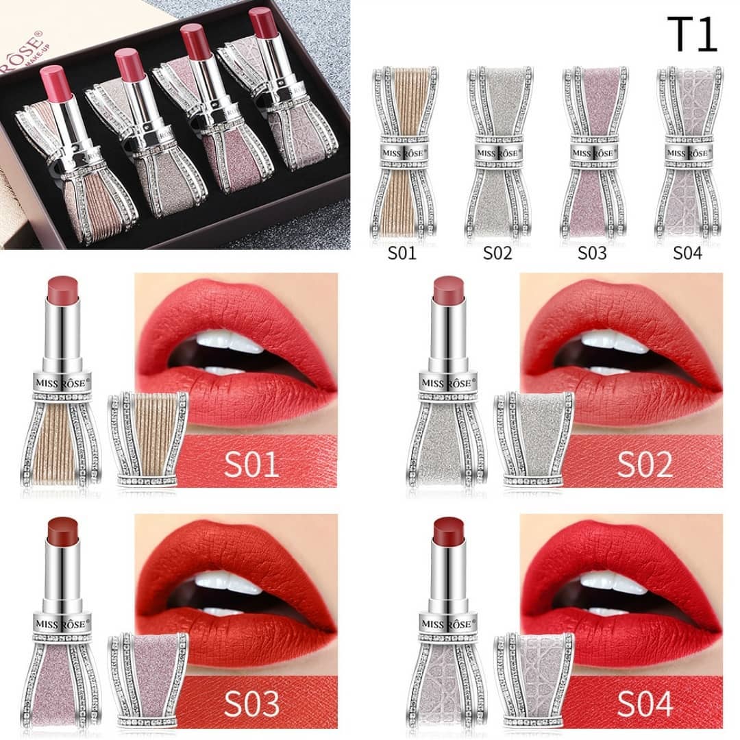 Miss Rose 4 Color Lipstick Kit