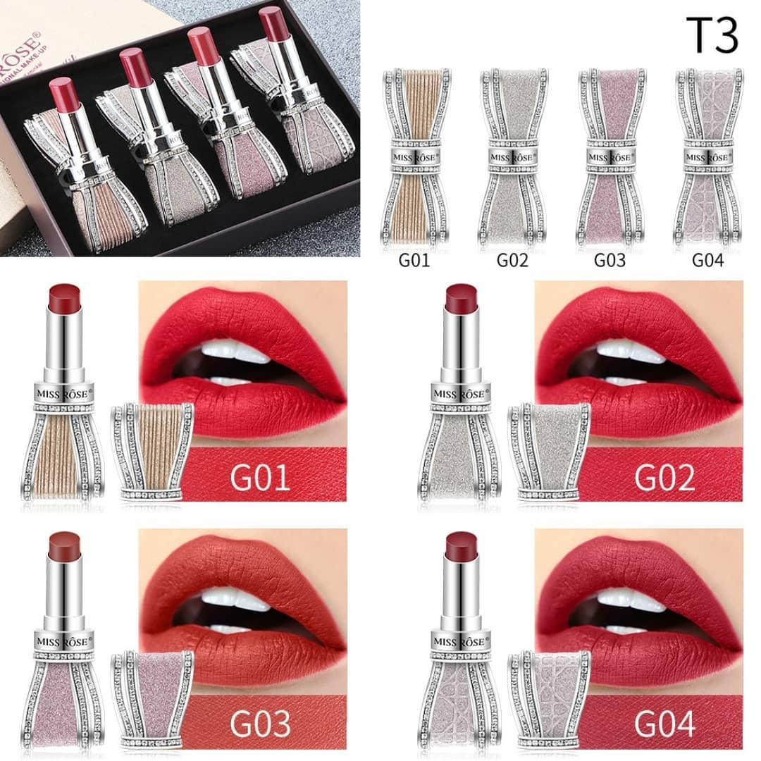 Miss Rose 4 Color Lipstick Kit