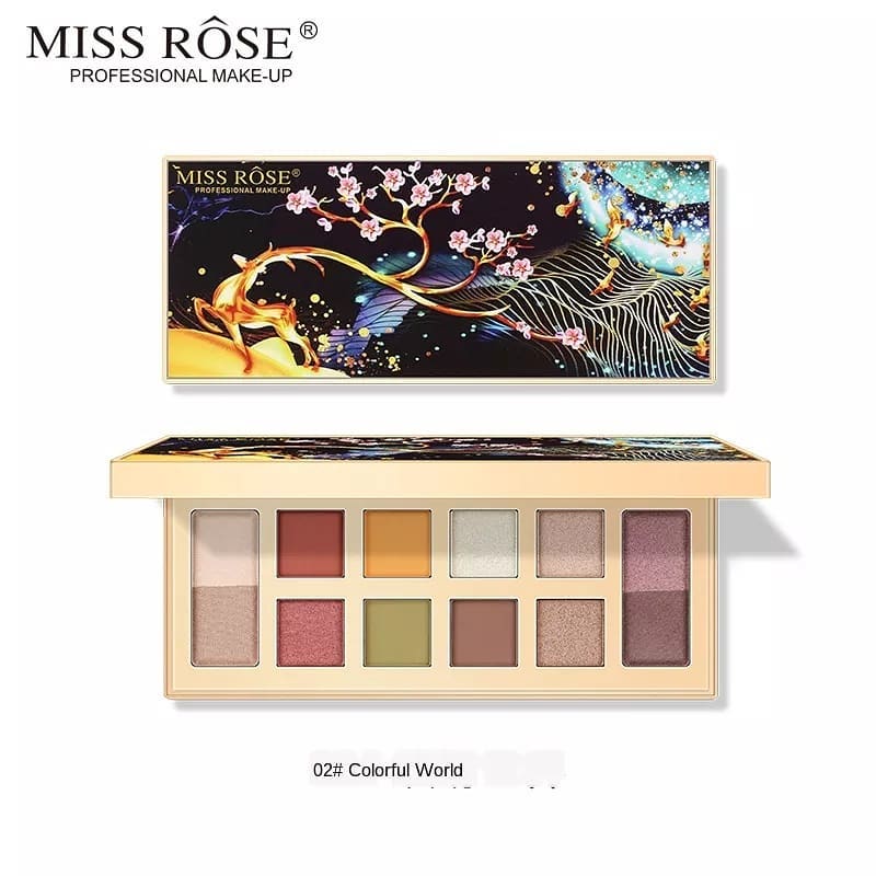 Miss Rose 10 Color Eyeshadow Palette