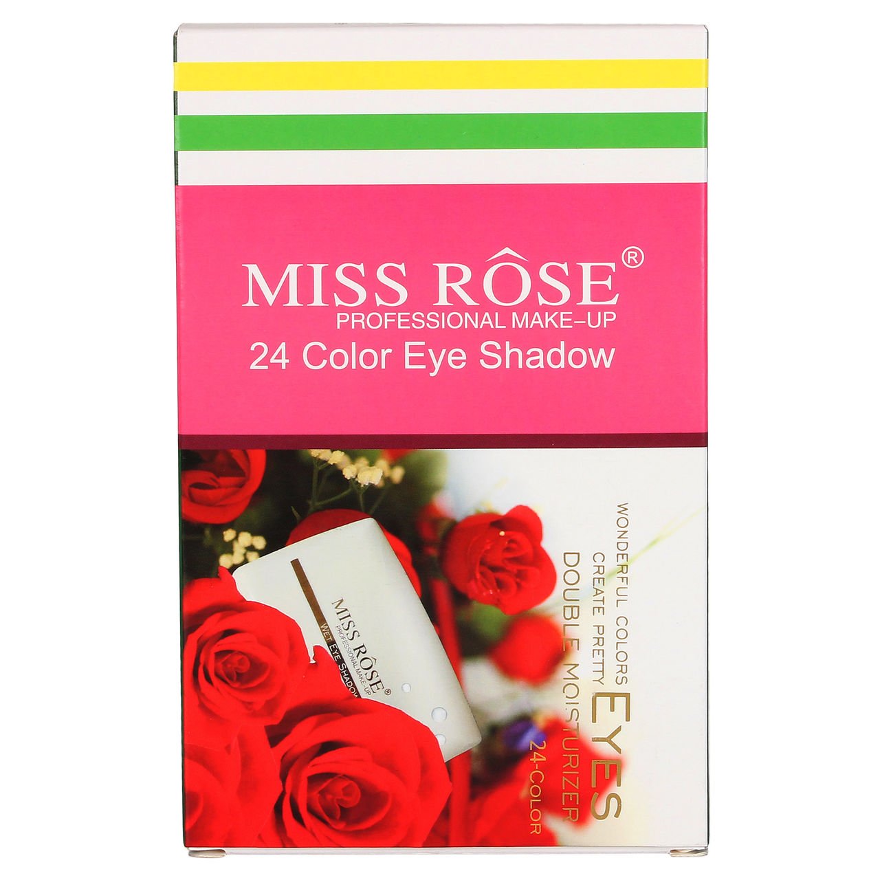 Miss Rose Professional Make-Up 24 Color Eye Shadow