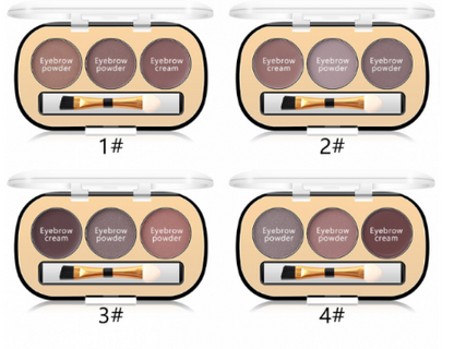 Miss Rose Com Pk  3 Colors Eyebrow Powder 