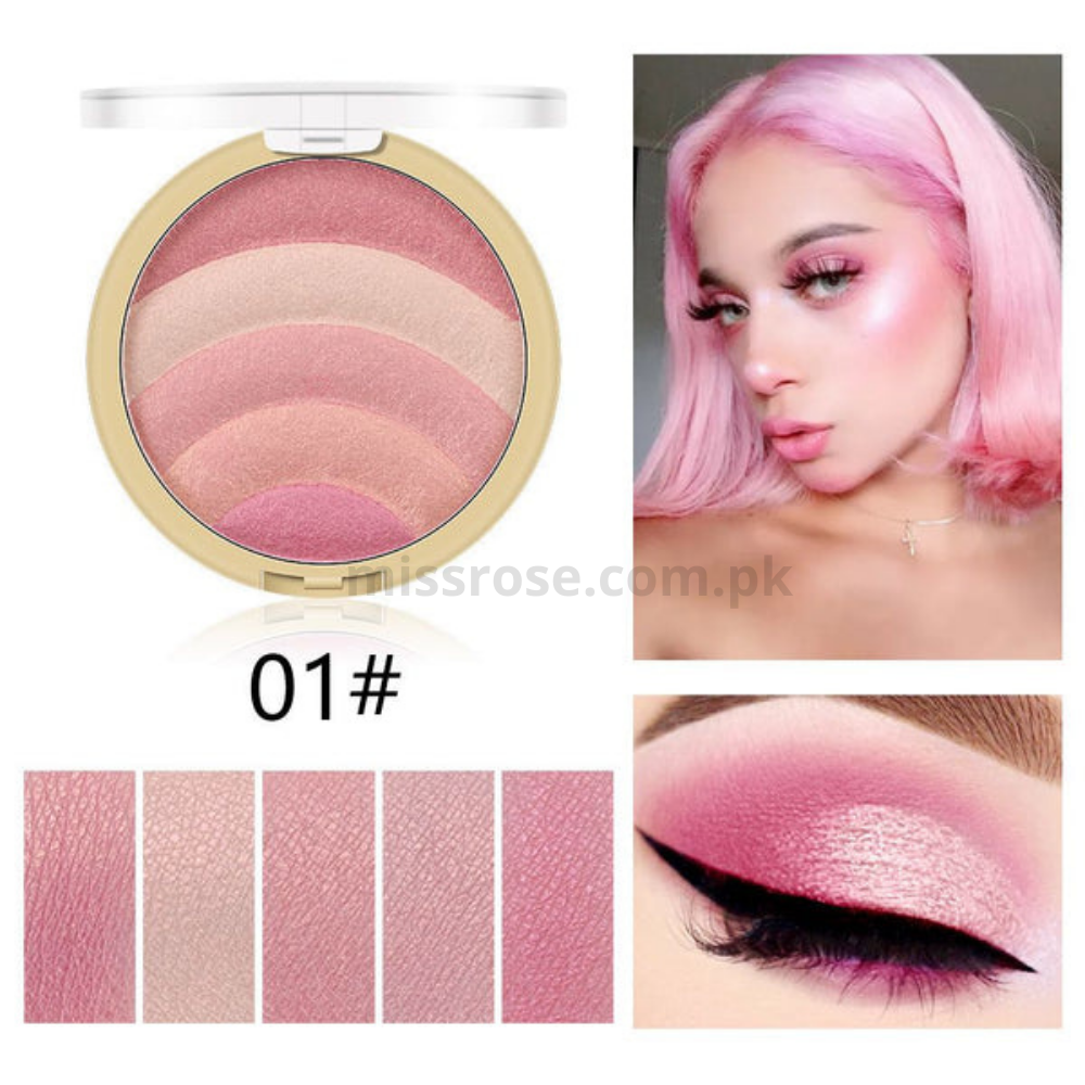 MISS ROSE 5 in 1 Eye shadow and Highlighter