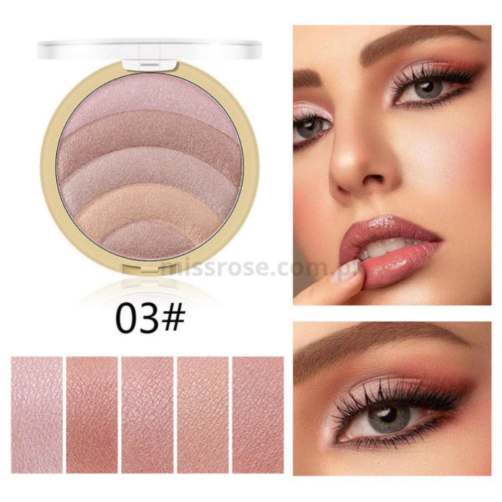 MISS ROSE 5 in 1 Eye shadow and Highlighter