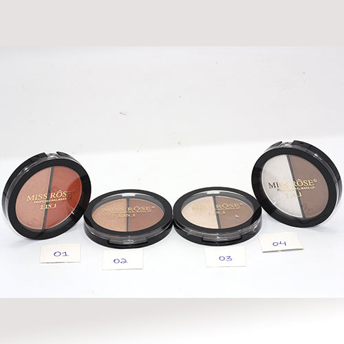 Miss Rose Professional 2 In 1 Contour & Highlighter