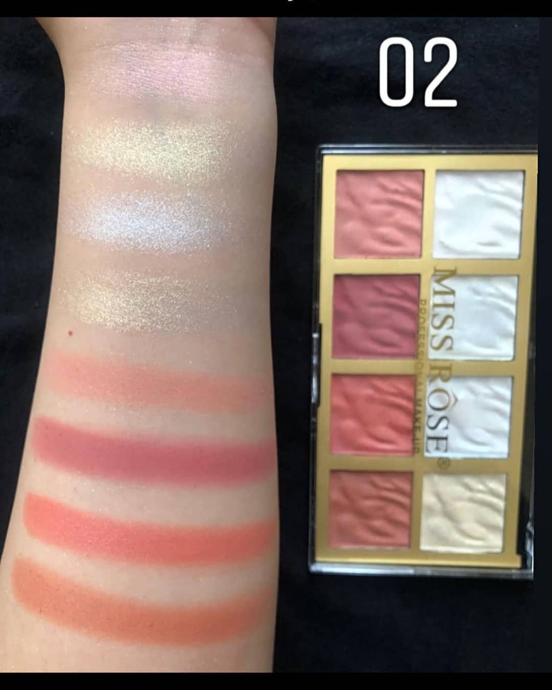 Miss Rose Highlighter & Blush Kit