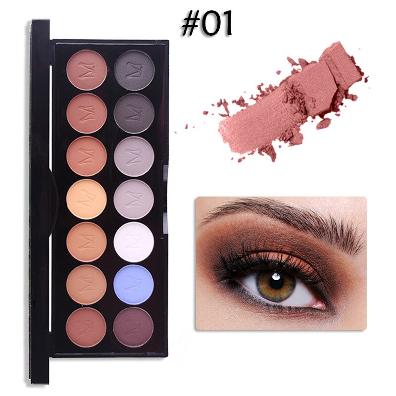 Miss Rose Matte Eye Shadow 14 Color