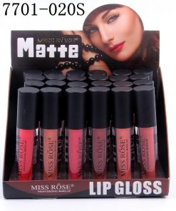 MISS ROSE Matte Lip Gloss (black)