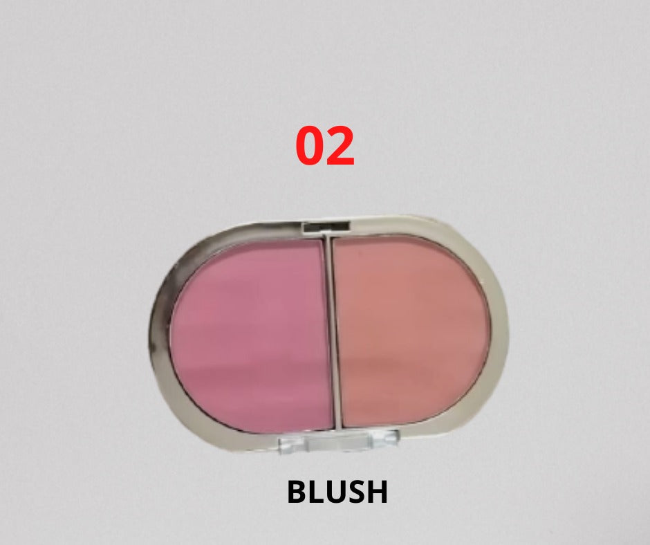 Miss Rose 2 in 1 Blusher In Gold Packing