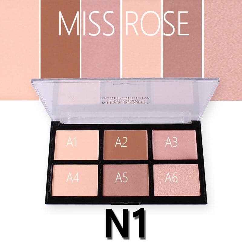 MISS ROSE Contour and Highlight Palette