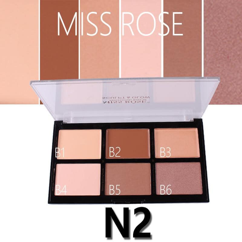 MISS ROSE Contour and Highlight Palette