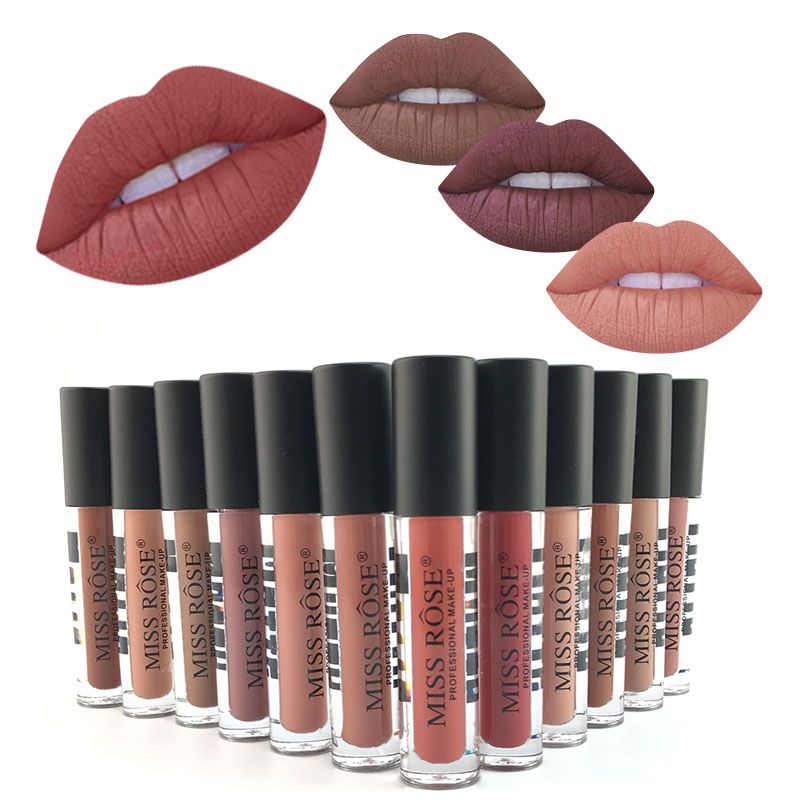 Miss Rose Com Pk - Matte Lip Gloss (black)