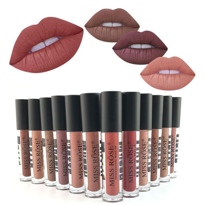 Miss Rose Com Pk - Matte Lip Gloss (black)