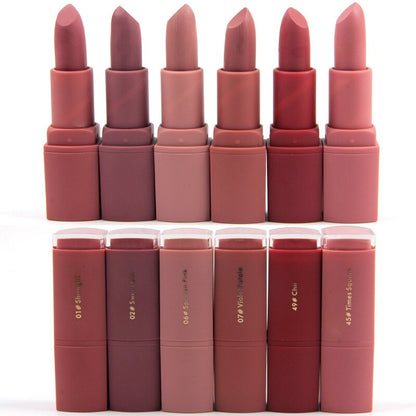 Miss Rose Com Pk - Set of 6 Matte Waterproof Lipsticks