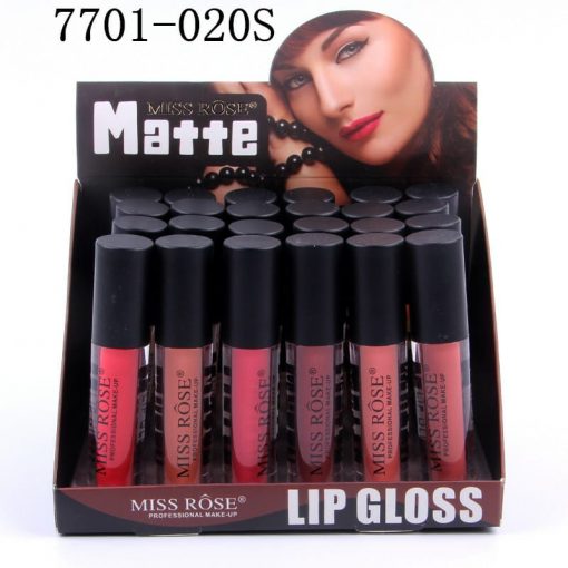 Miss Rose Com Pk Matte Lip Gloss (black)
