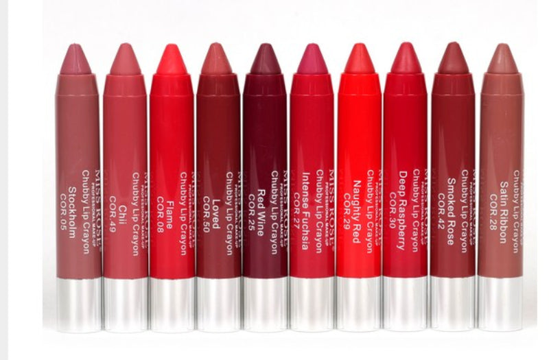 Miss Rose Matte Lip Batom Crayon - Miss Rose Com Pk